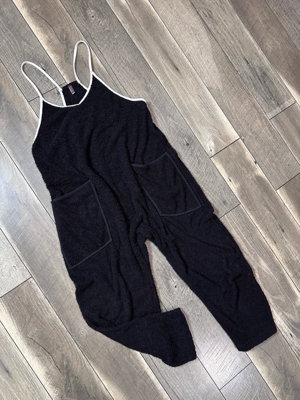 Free People Movement Black Hot Shot Cuddle Up Onesie